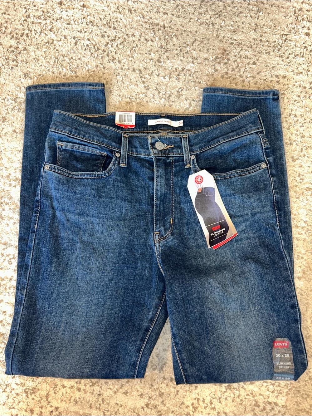 Levi's Blue Slimming Skinny Jeans